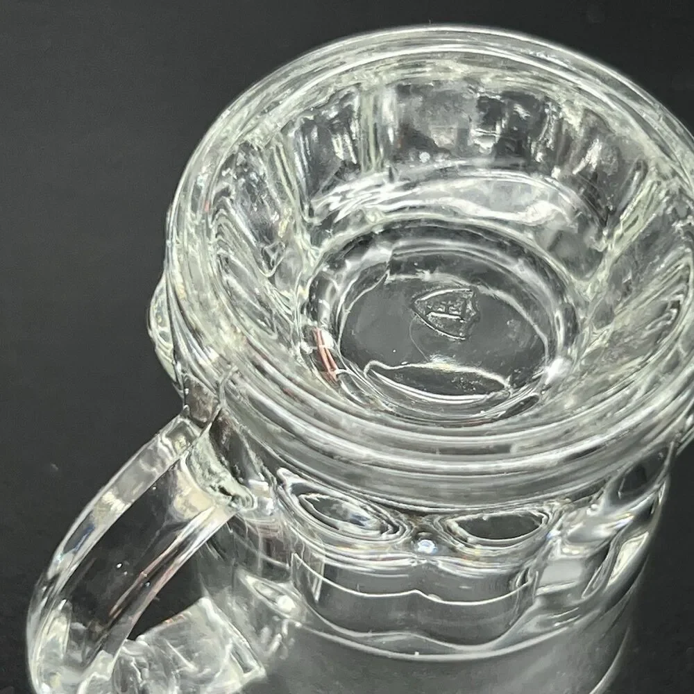 Vintage 1956- Federal Glass -Mini Beer Mug/ Stein -Shot Glass- 2”- Stamped-